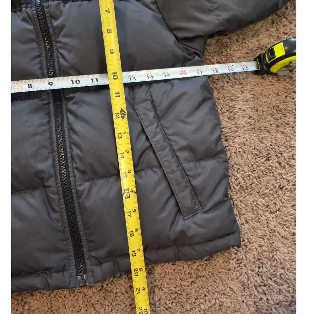 The North Face goose down 600 puffer quilted boys coat winter S 7 / 8